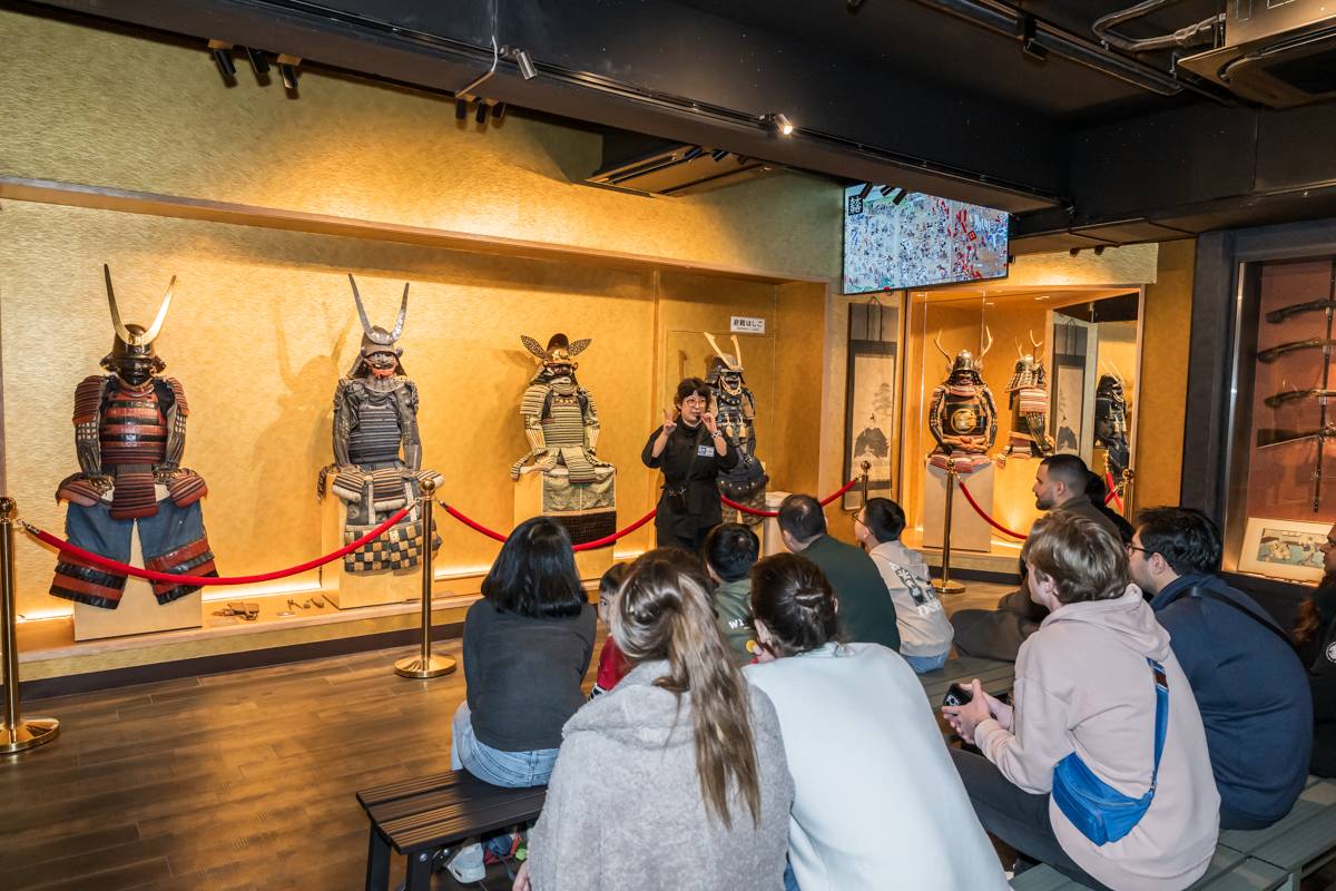 Guided tour of the Samurai Ninja Museum Asakusa in Tokyo