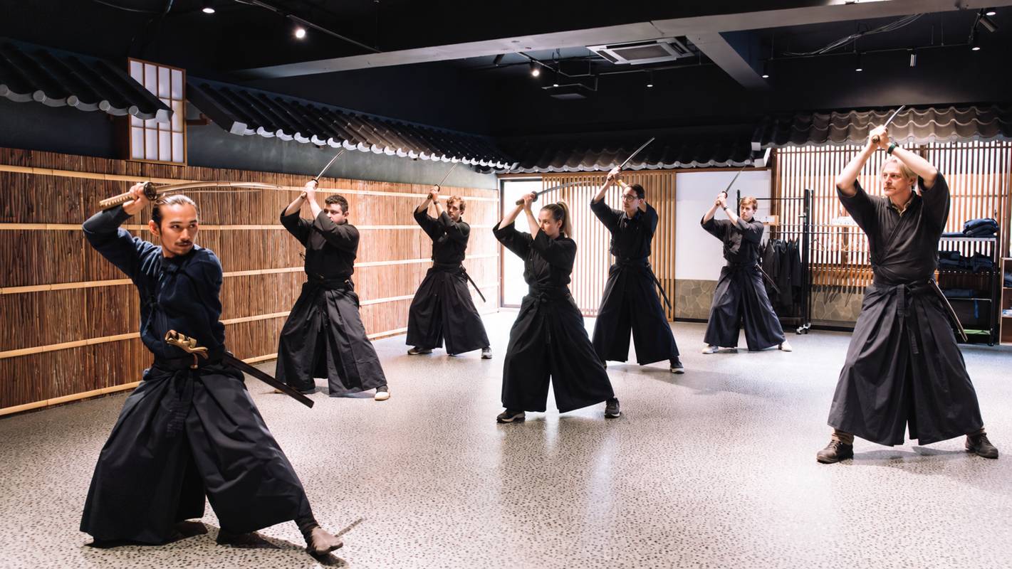 Sword photograph for the Kyoto samurai experience