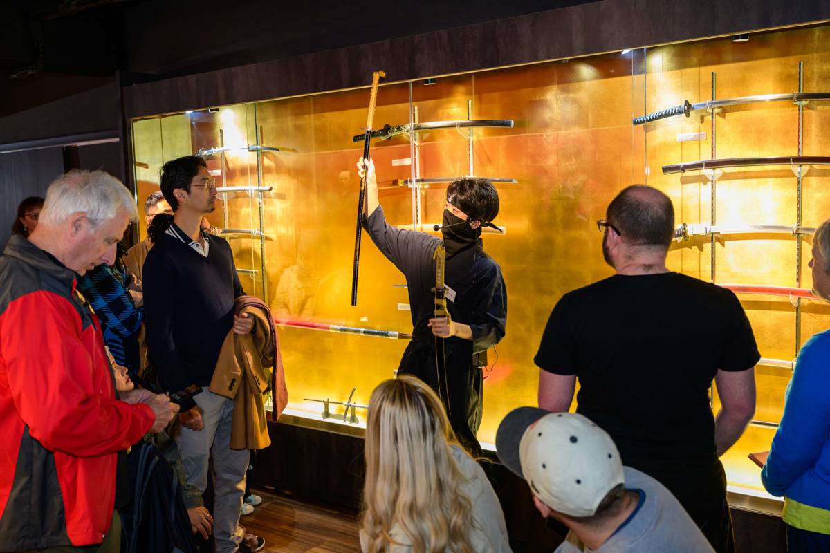 Guests exploring museum displays