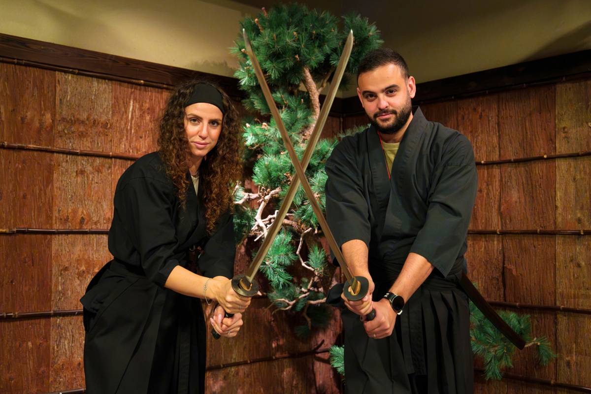 Traditional samurai clothing for the sword experience