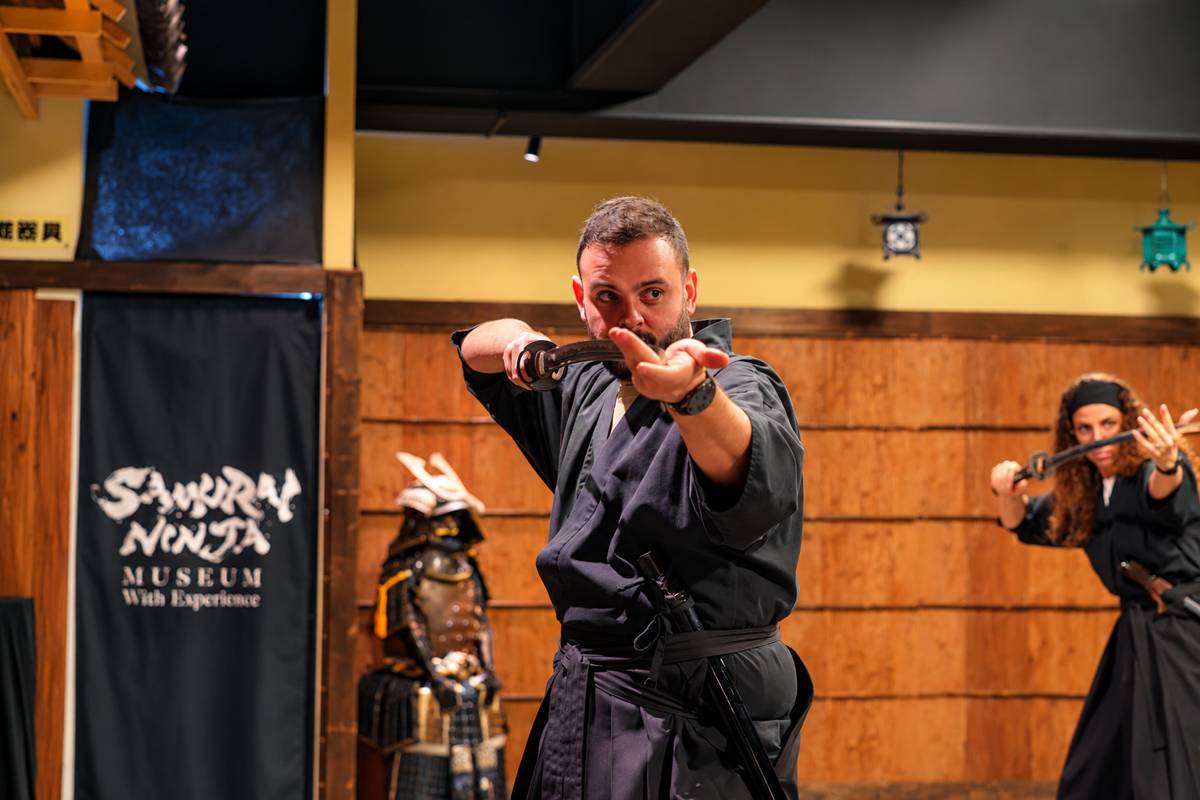 Samurai sword experience