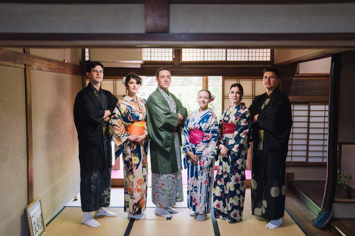 Elegant kimono experience for a private tea ceremony in Kyoto