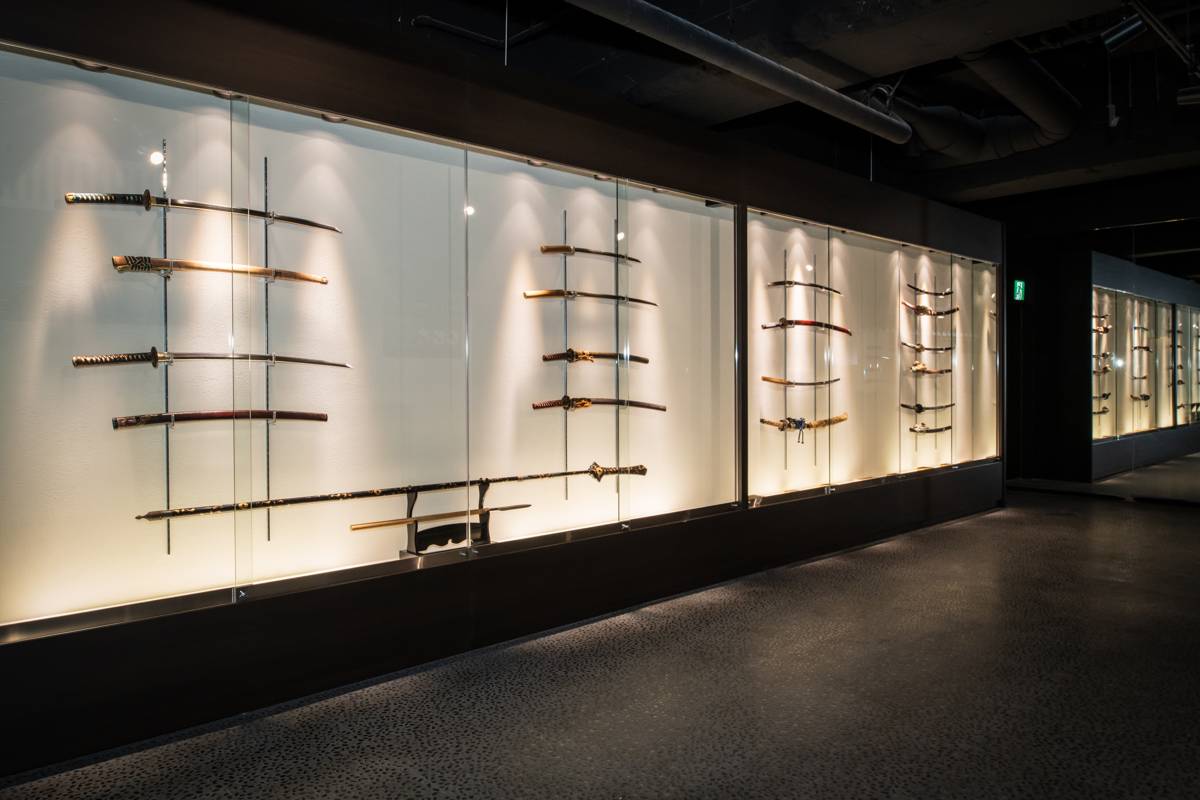 Samurai and ninja exhibits at the Samurai Museum Shinjuku