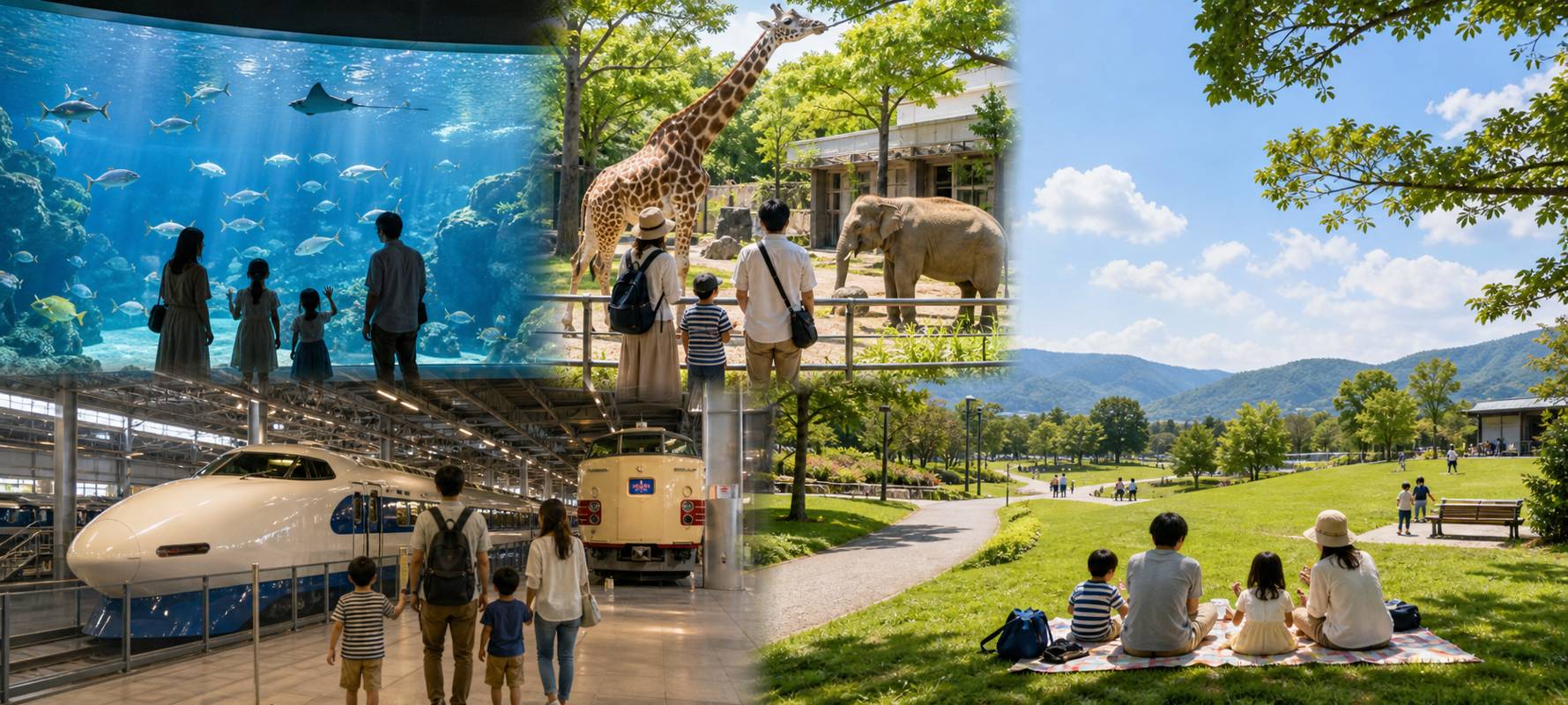 Family friendly things to do in Kyoto aquarium zoo railway museum and parks
