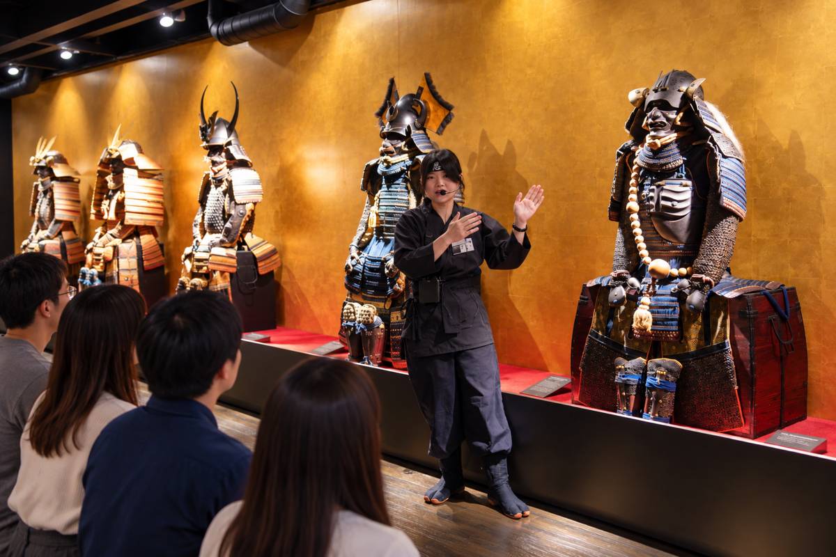 Guided tour at Samurai Museum Shinjuku