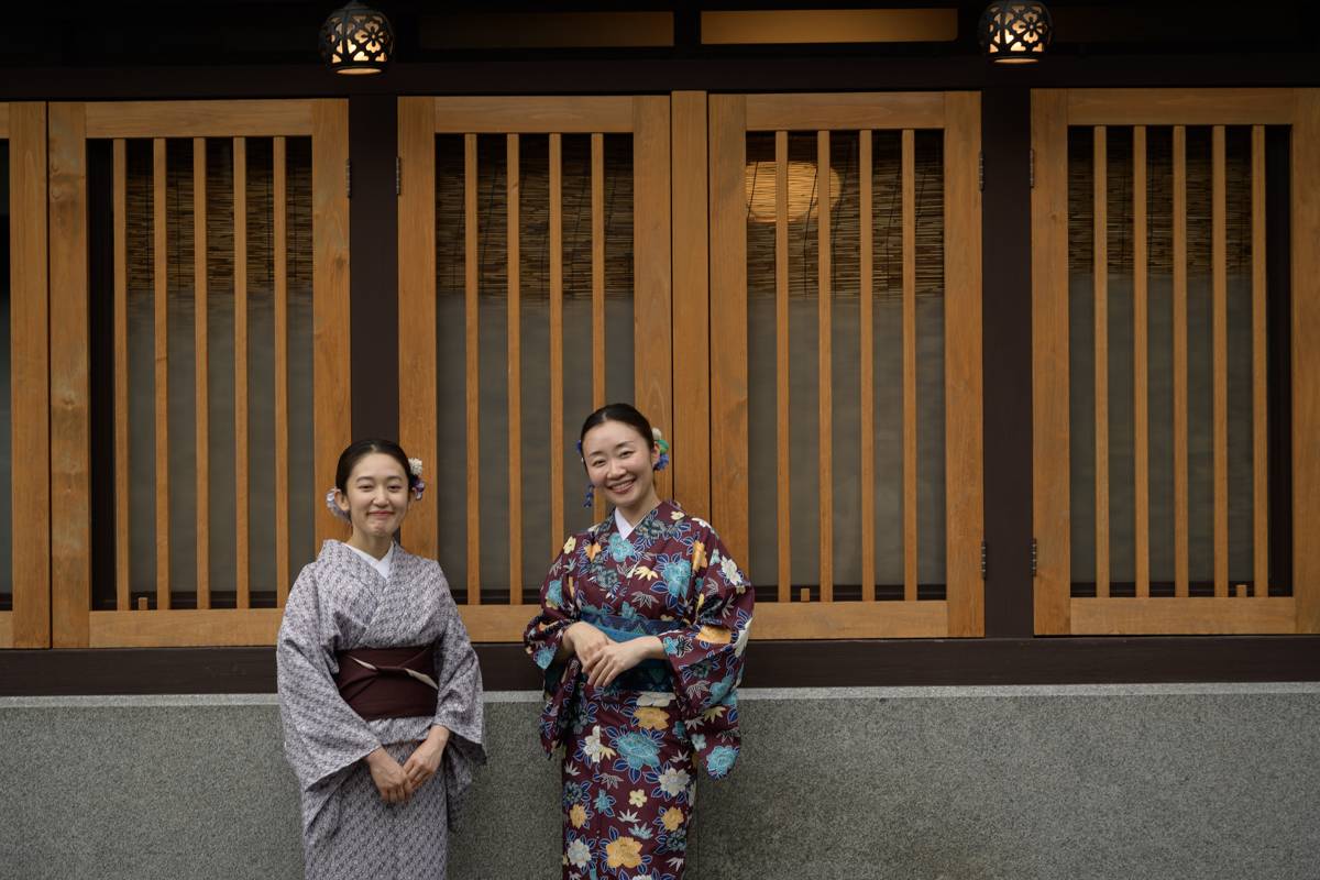 Kimono tea ceremony experience at MAIKOYA Karasuma Shijo