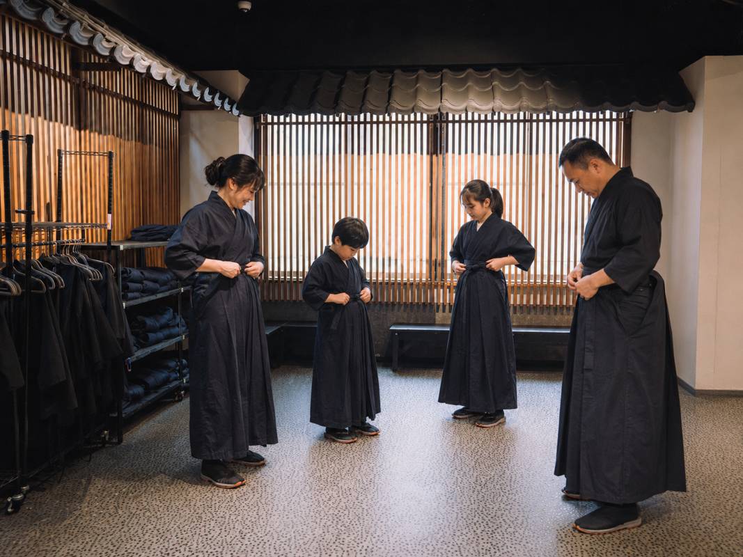 Hakama for the family samurai experience
