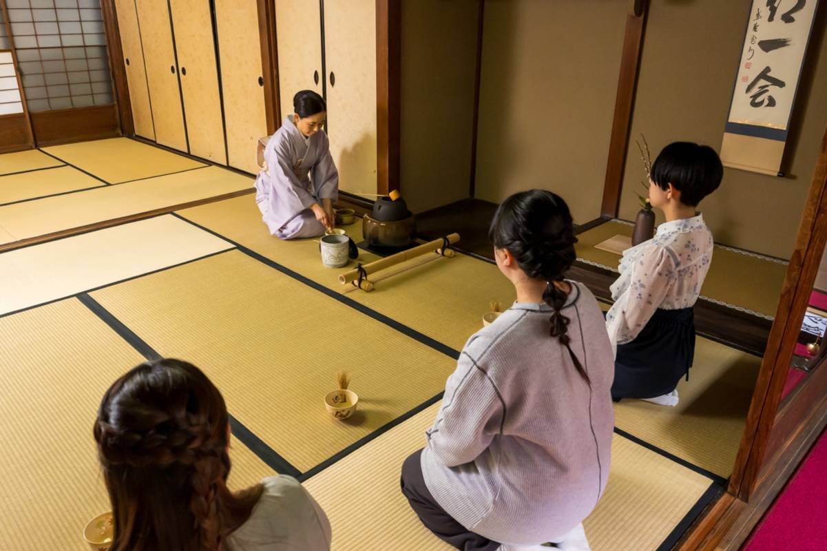 Traditional tools used for making Japanese wagashi