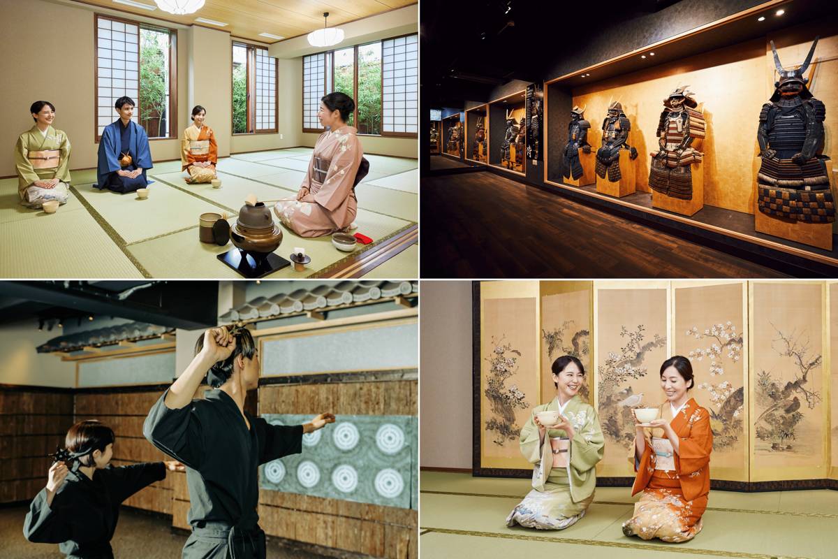 Kimono tea ceremony and Samurai Ninja Museum combo ticket in Asakusa Tokyo