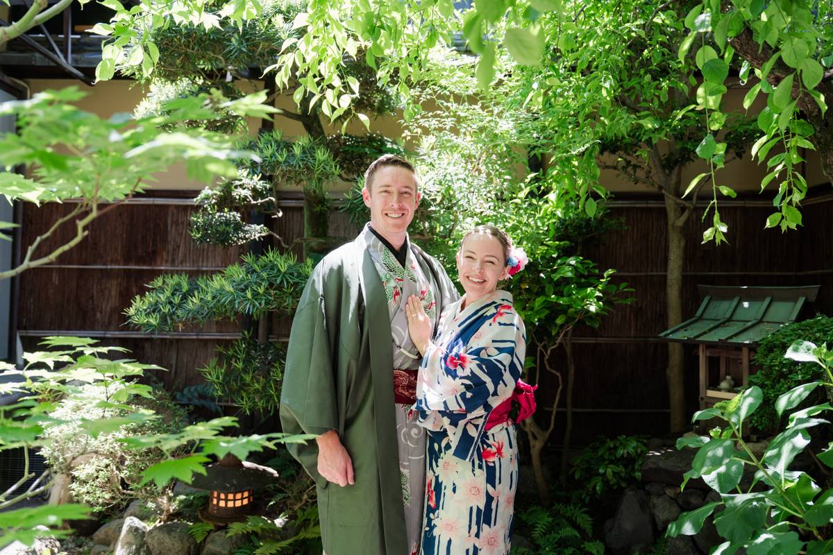 Kimono rental experience near Gion and Kiyomizu-dera