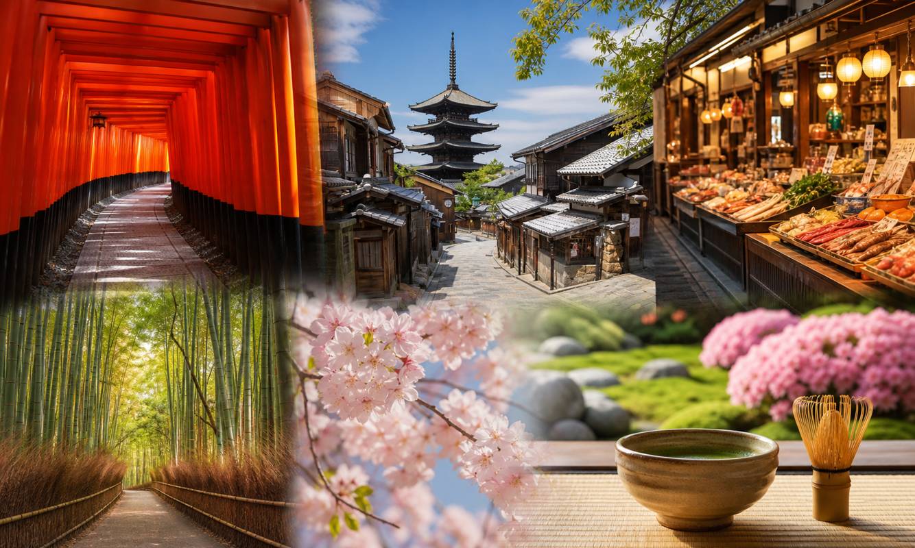 top things to do in Kyoto including samurai tea ceremony temples and food market