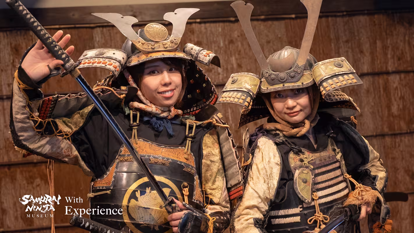 Real Samurai Armor Trial at the Samurai Museum in Asakusa, Tokyo